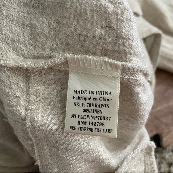 New In Linen Trouser Pants Size Medium - Picture 4 of 4